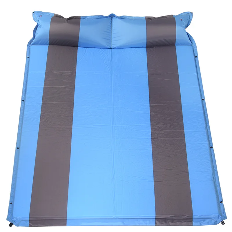 

Manufacturers Direct Selling Outdoor Double Automatic Inflatable Pad Thick Widened Tent Camping Mat Tablet Glue Sleeping Pad