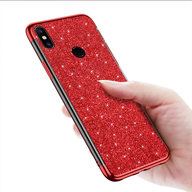 Diamond Bling Case For Xiaomi Redmi Pocophone F1 A1 A2 A3 S2 Note 4 4X 5 Plus 5A 5X 6 6X Pro 7 7A 8 9 9SE CC9 K20 Pro Lite Cover