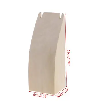 

Wood Jewelry Display Stand Chain Holder Rack Necklace Show Shelf Fashion Design