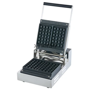 

220v commercial waffle maker machine / Square Waffle Maker Cast Iron Material single head Waffle machine baker