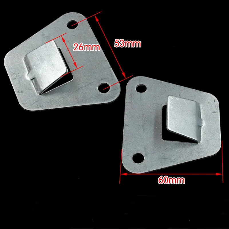 Range hood filter 2 pcs European style side suction range hood hanging plate stamping structure steel hood water heater universal hook hanger