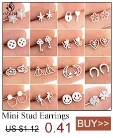 Fashion Earings Jewelry Silver Color Small Pearl Cat Stud Earrings for Women Girls Summer Daisy Flower Earring pendientes mujer
