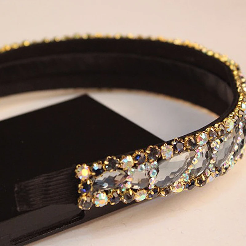 Bridal Headwear Hair Accessory Hair Headdress Handmade Crystal Stone Bridal Headbands Rhinestone Wedding Hairbands For Women Fashion Hair Accessories
