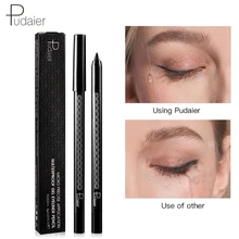 Pudaier Черная Подводка для глаз 1 шт. черный стойкий карандаш для глаз Водостойкий карандаш для подводки глаз пятнистая Косметика Kajal карандаш для татуировки