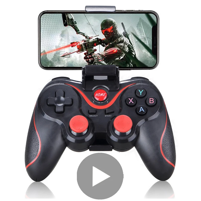 

Bluetooth Control for Phone Gamepad Joystick PC Smart TV Box Android iPhone Trigger Mobile Game Pad Controller Gaming Smartphone