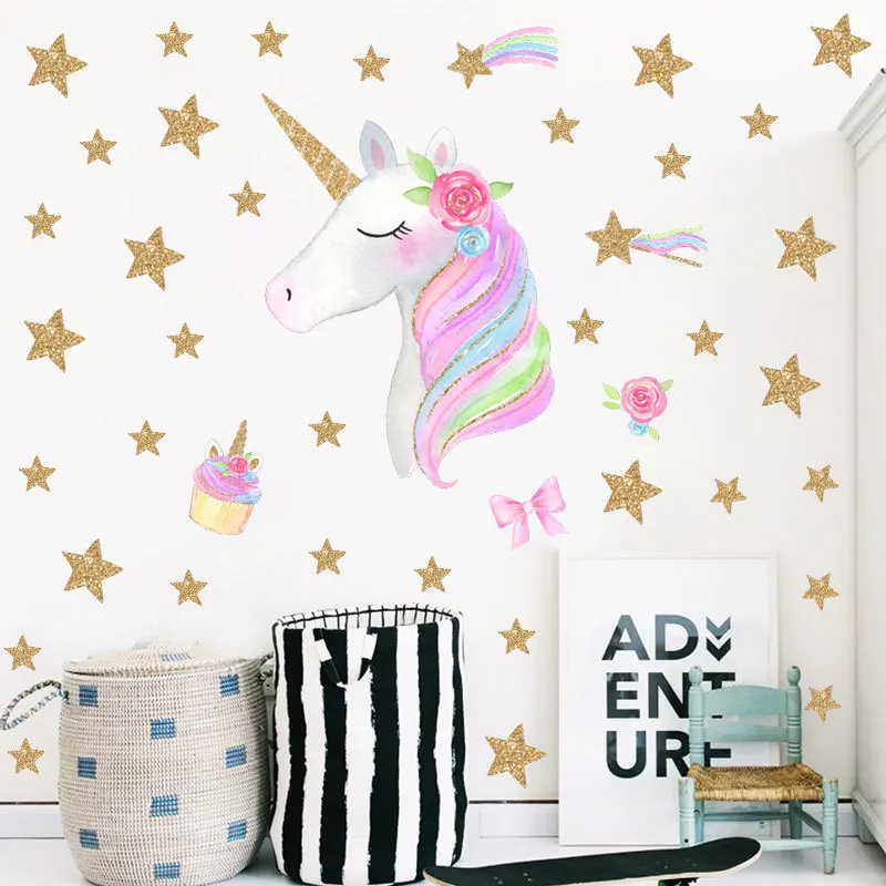 Unicornios y estrellas fluorescentes - Things-store