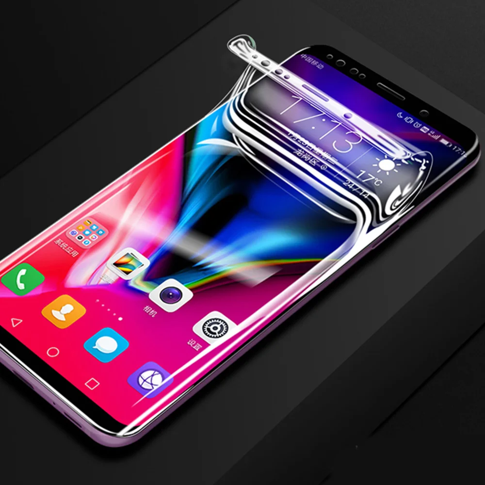 HD изогнутая полноэкранная Защита для samsung Galaxy S10 Plus 5G S9 S8 S8Plus Note 8 9 10 мягкая защитная пленка не закаленное стекло