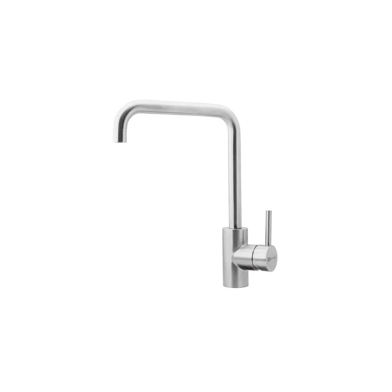 Смеситель для кухни LEMARK LM5077S (Нерж. сталь, аэратор,гибкая подводка,поворотный излив)