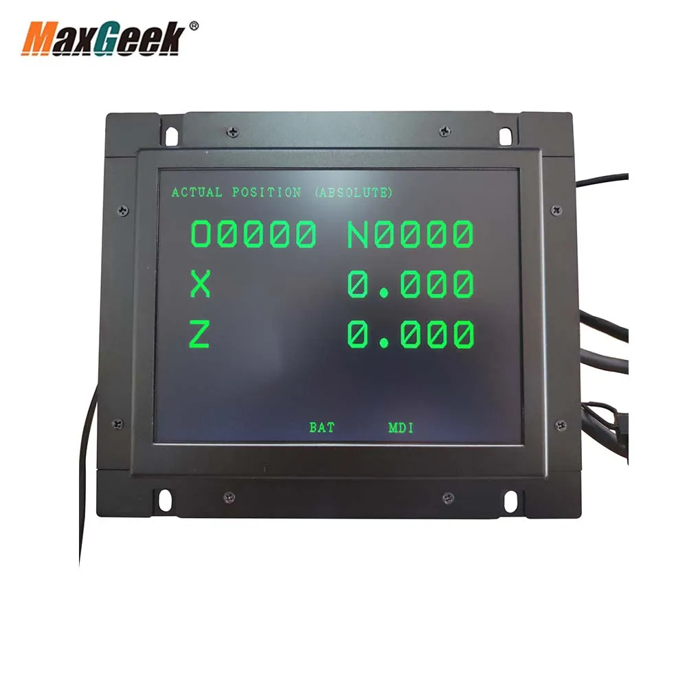 Maxgeek A61L-0001-0093 D9MM-11A A61L-0001-0095 A61L-0001-0072 9 Inch LCD Monitor Replacement for FANUC CNC System CRT Display