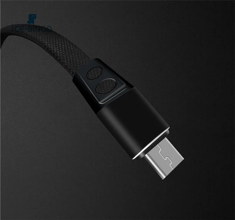 1 м нейлон Быстрая зарядка 2.4A быстрая usb зарядка кабель для передачи данных для iphone зарядный кабель type-c кабель usb кабель для android телефона