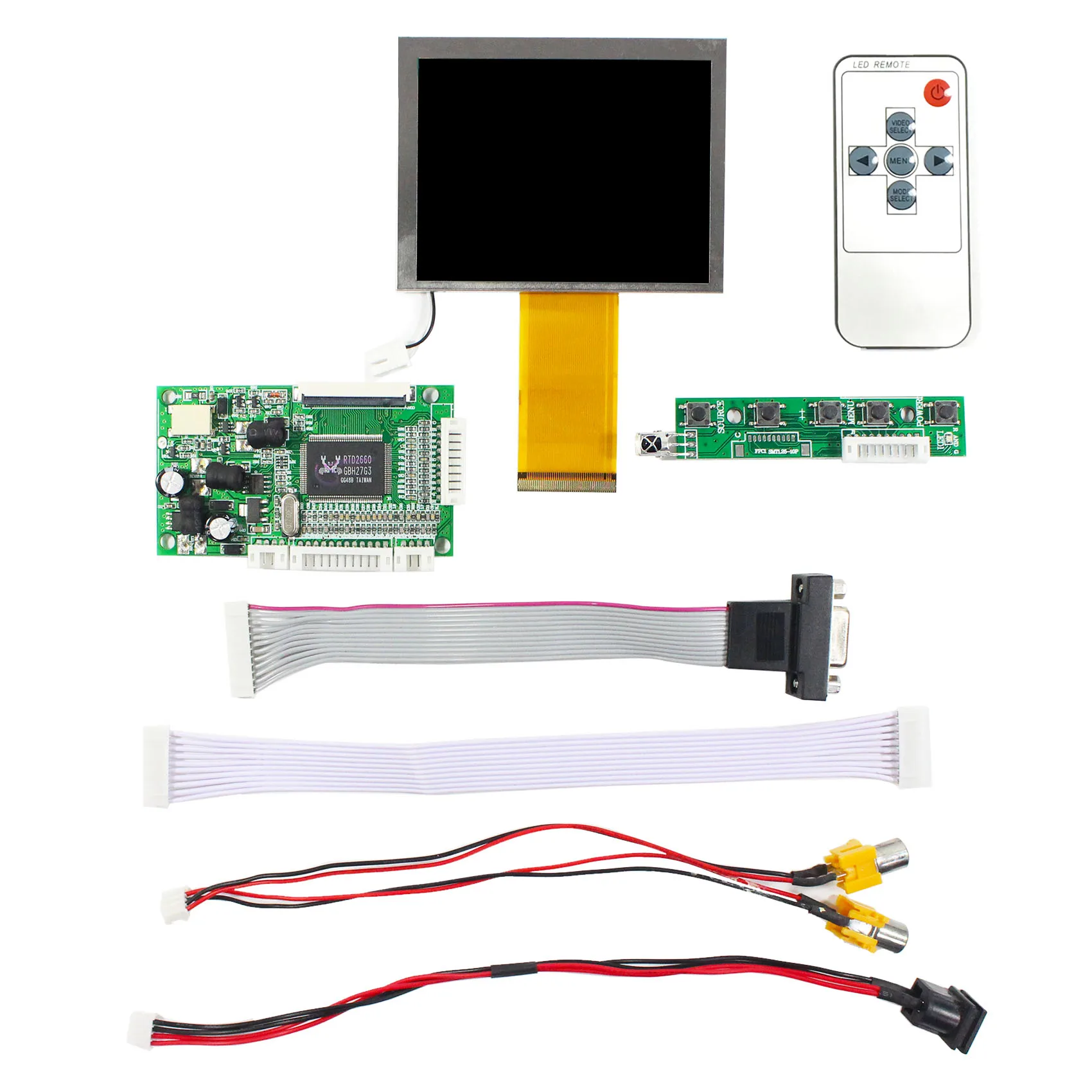 US $110.00 35 VS035SD1 35 inch 800X600 LCD Screen work with HD MI VGA2AV LCD Controller Board