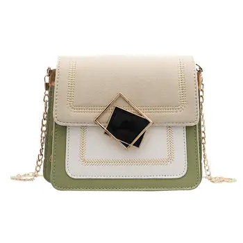 

Flap Chain PU Leather Crossbody Bag For Women 2019 Small Shoulder Messenger Bag Special Lock Design Casual Female Travel Handbag