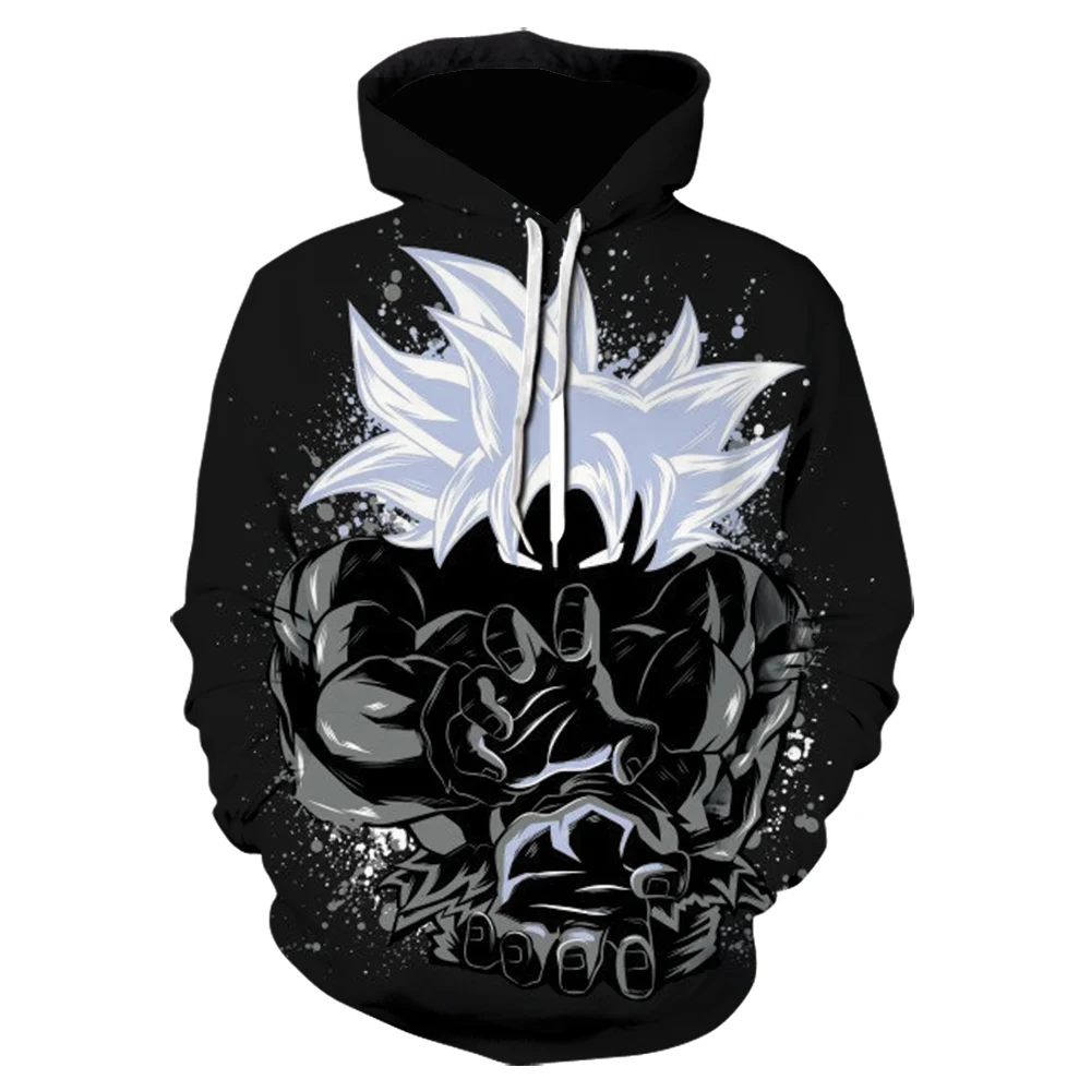 

Cosplay jacket Dragon Ball Goku Sweatshirt 3D Hoodies Autumn Winter High Quality Clothing anime japanese streetwear black hoodie