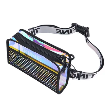 

Women's Bag Laser transparent Crossbody Bag Large Fashion Handbag Female Belt Bag Multifunctional Messenger Shoulder Bag Purse