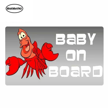 

HotMeiNi 13cm x 8cm Car Styling Baby on Board Little Mermaid Vinyl Vehicle Kids Graphic Car Sticker
