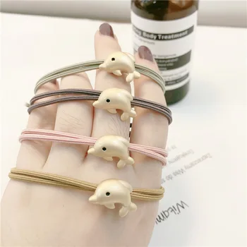 

Cute Multilayer Elastic Hair Bands Lovely Dolphin Children Hair Headband Accessories Scrunchie Woman Girls Hair Band