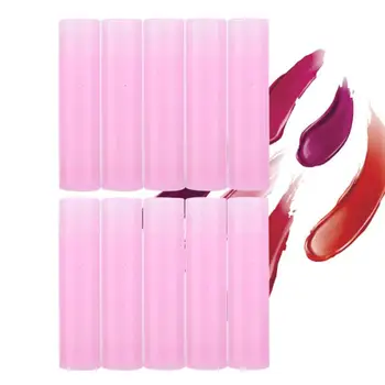 

4.2g 50pcs DIY Empty Lip Balm Tube Lipstick Bottle Container with Cap Cosmetic Tool (4.2g/pc) Make-up Jars Beauty Accessories