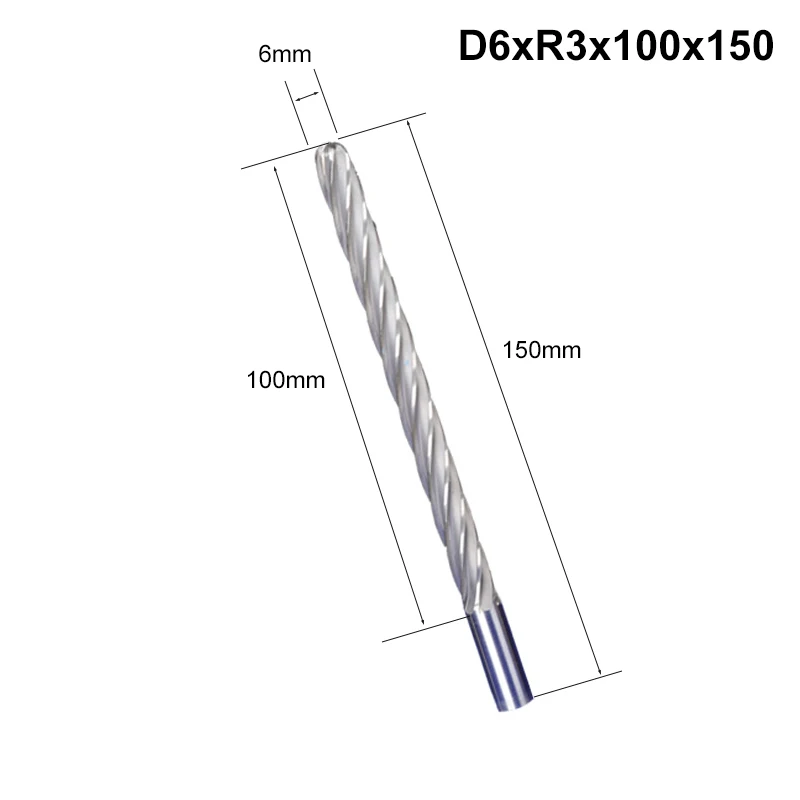 Fresa de espuma de acero de alta velocidad Eps Eva, molino de extremo cónico para enrutador Cnc, grabado