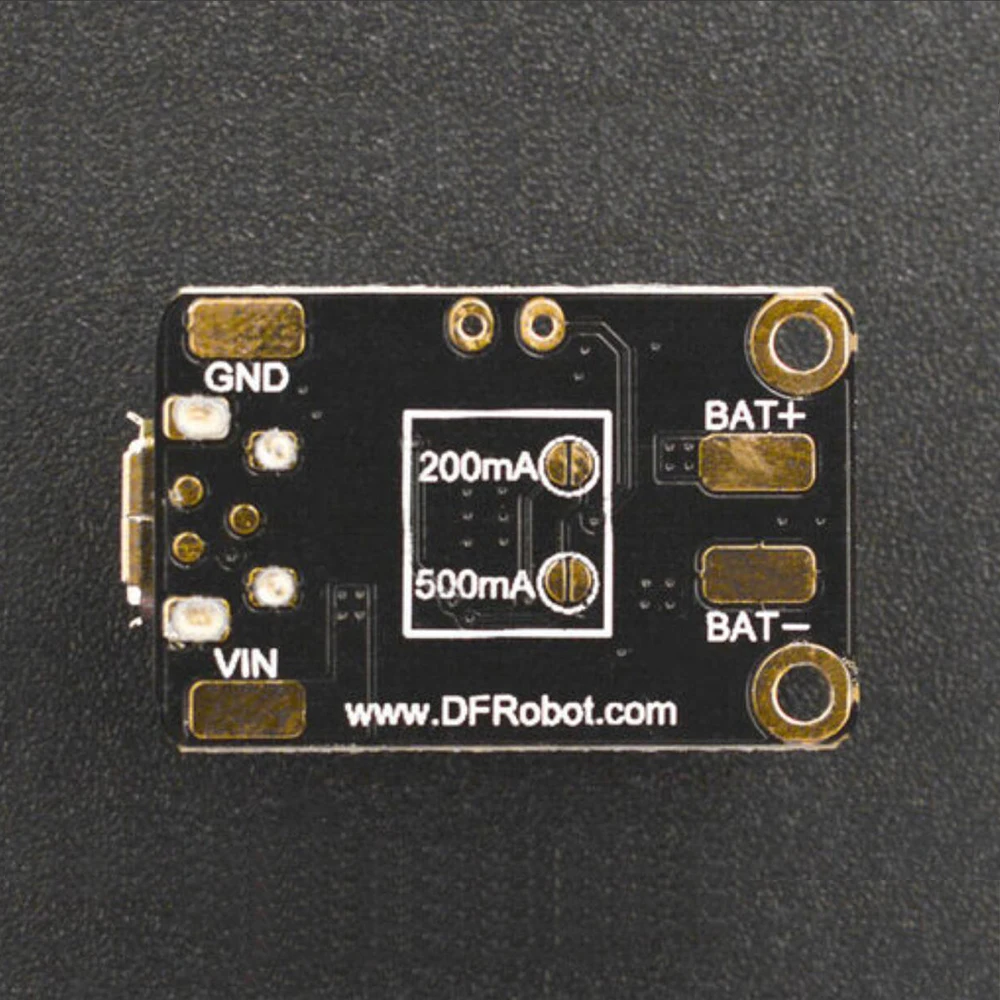 DFRobot-3.7V ̴ Lipo    , Ÿ C Ǵ ũ usb TP4056X IC ڵ  50/200/500mA  