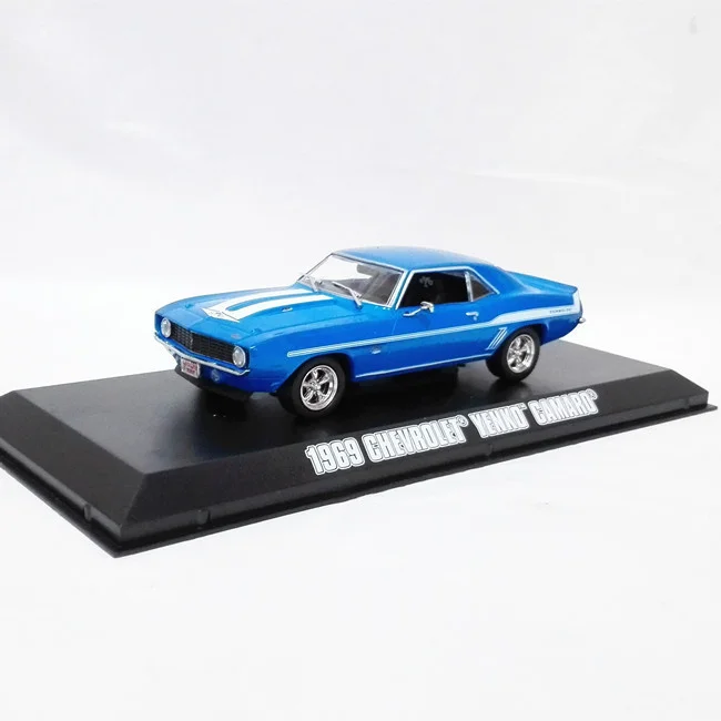 Зеленый светильник 1:43 CHEVRO LET YENKO CAMARO игрушечные машинки из сплава для детей модель