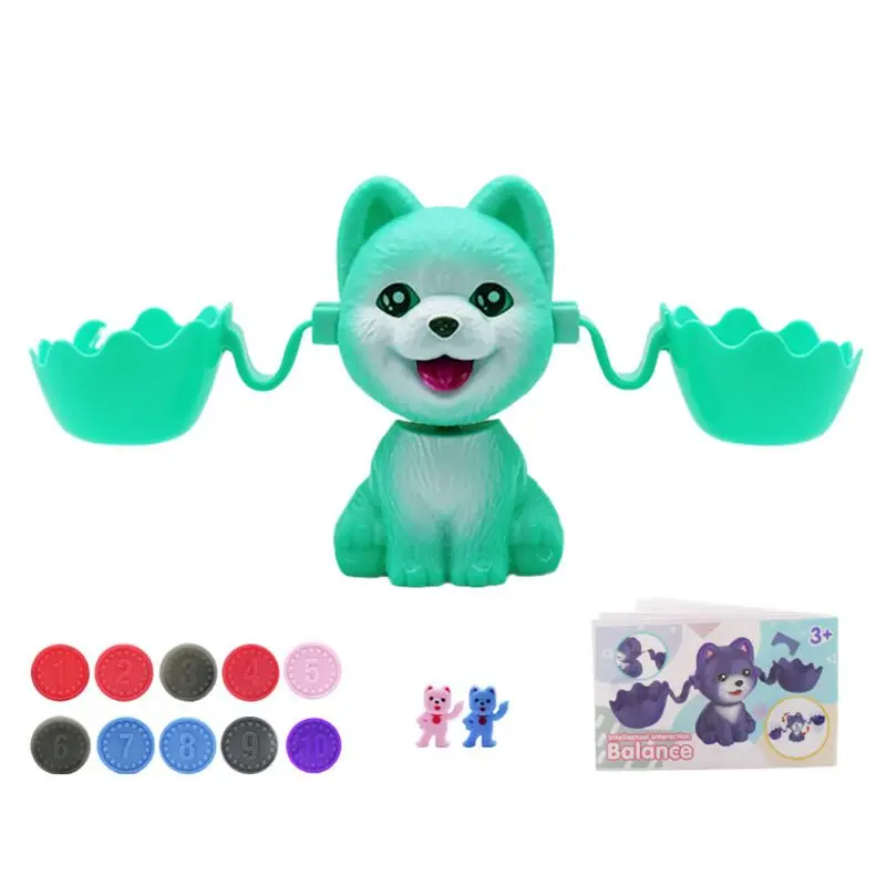 Kids Cute Dog Balancing Scale Math Game Fun Toy Learning Educational Gift for Children