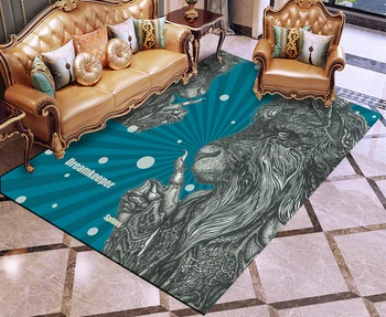 

Punk Machinery Monkey Animals Abstact Rug Carpets For Living Room Bedroom Decor Anti-Slip Floor Mat Kids Boys Gifts Carpets