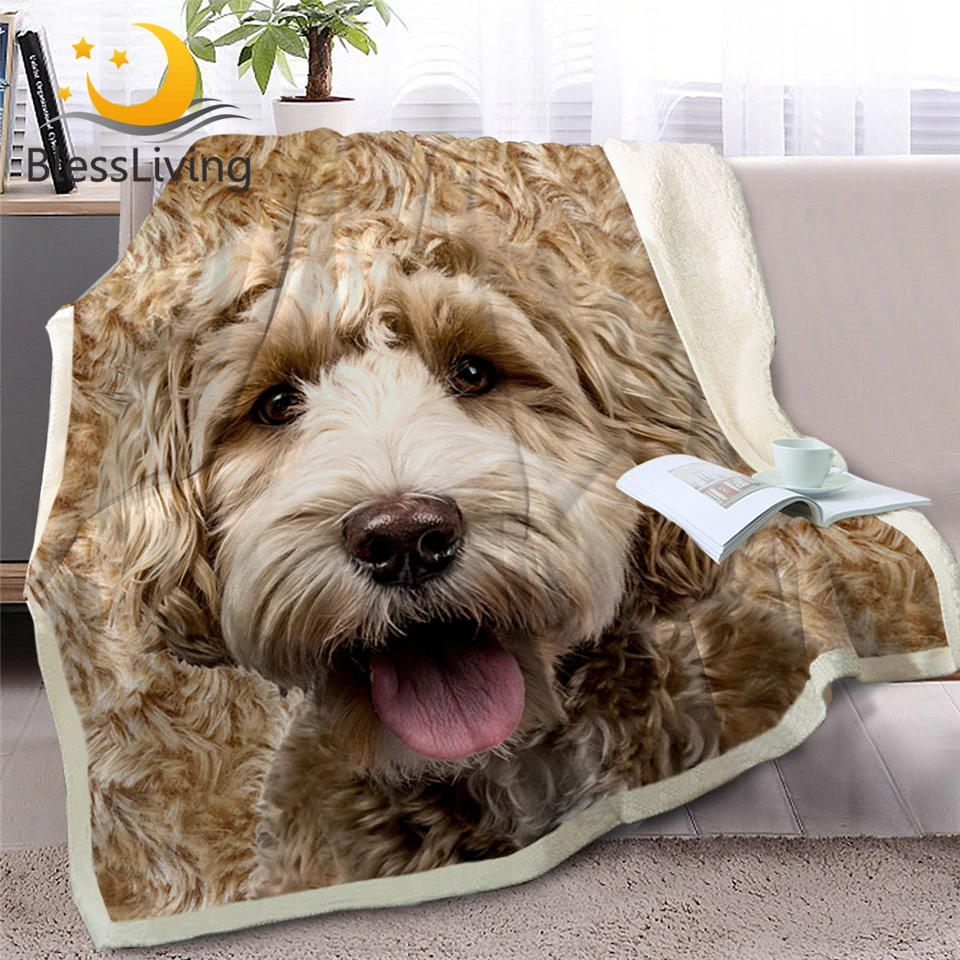 poodle throw blanket