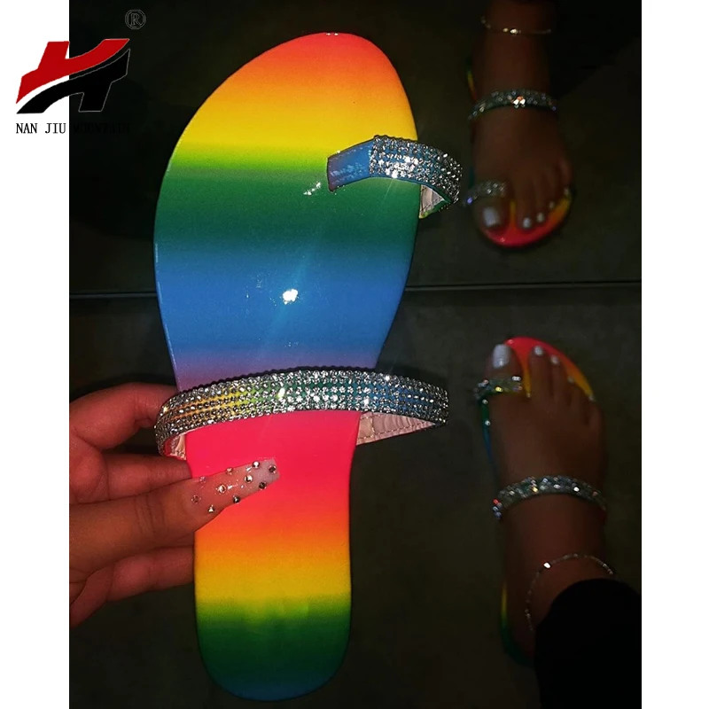 simple rainbow shoes