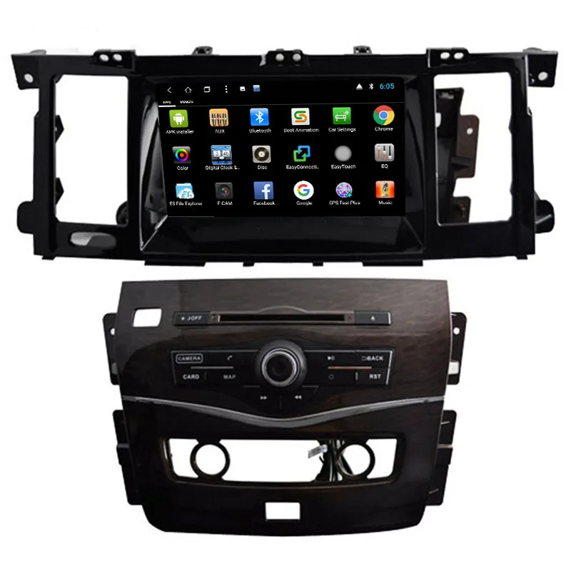 Top NaviTopia 1024*600 8inch 8 core RAM 2G ROM 32G Android 8.1 Car Radio player for Nissan Patrol 2015- With Bluetooth/Wifi/MAPS 1