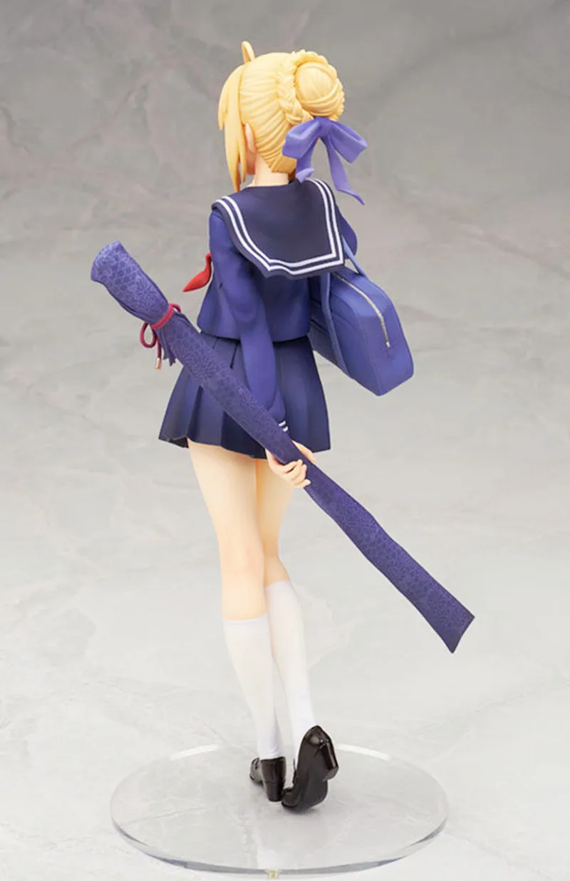 Cheng yuan Anime Alter Fate Destiny Night SABER Master School Uniform Ceiba Garage Kit Decoration