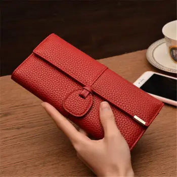 

Useful Card Holder Wallet Female Day Clutches Casual Quality PU Leather Hasp Luxury Women Portfolio Money Cash Bags Ladies Purse