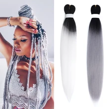 

Natifah Hair Extensions Braids Pre Stretched Braiding Hair Kanekalon Hair Synthetic Braids Hair For Box Braids Extensions Hair