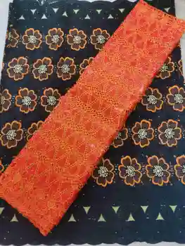

bazin riche getznr 2020 nouveau fashion cotton embroidery bazin riche fabric african dry lace guinea brocade swiss fabric 5yards