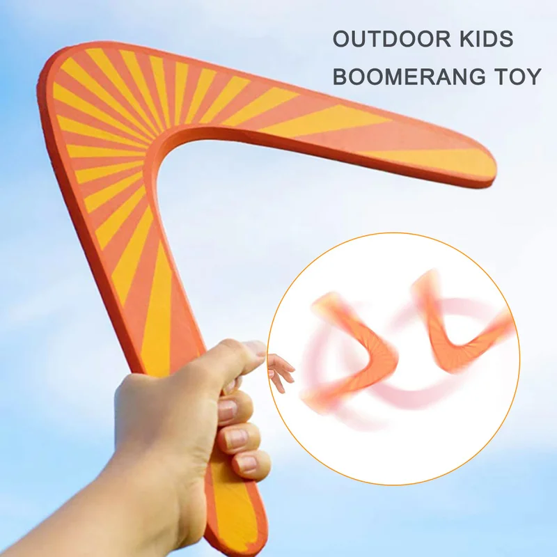 

Throwback V Shaped Boomerang Flying Disc Throw Catch Outdoor Game Flying Wood High Intensity Kids Children Toys Boy Game Gift