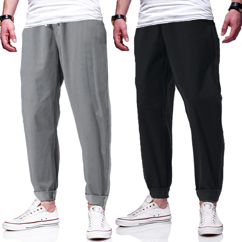 Мужские повседневные спортивные штаны, свободная версия, брюки для фитнеса, бега, летние тренировочные штаны, спортивные штаны#35