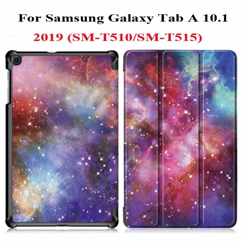 Ультратонкий чехол для samsung Tab A 10,1 T580 T585 T510 T515 чехол для планшета для samsung Galaxy Tab A 10,1 чехол - Цвет: 2019 YHX