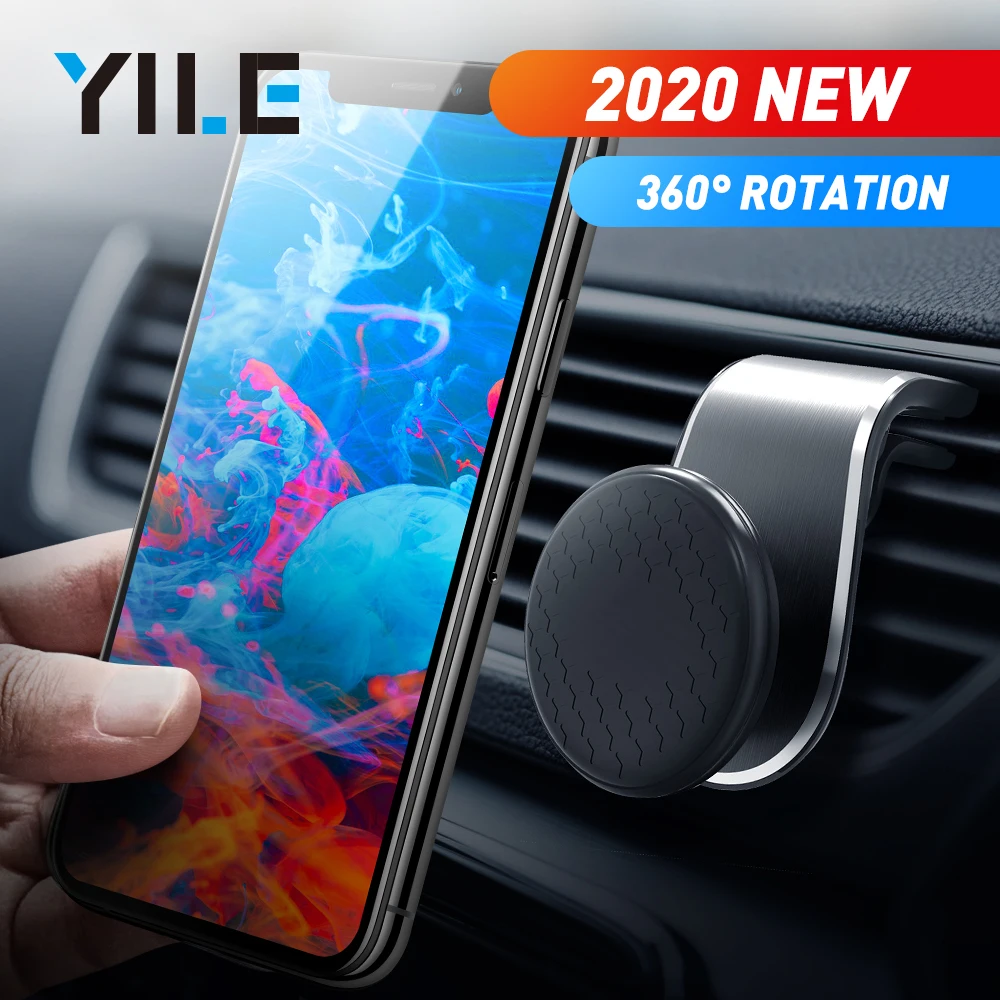 Универсальный магнитный автомобильный держатель для телефона iphone 8 XS XR Mini Air Vent