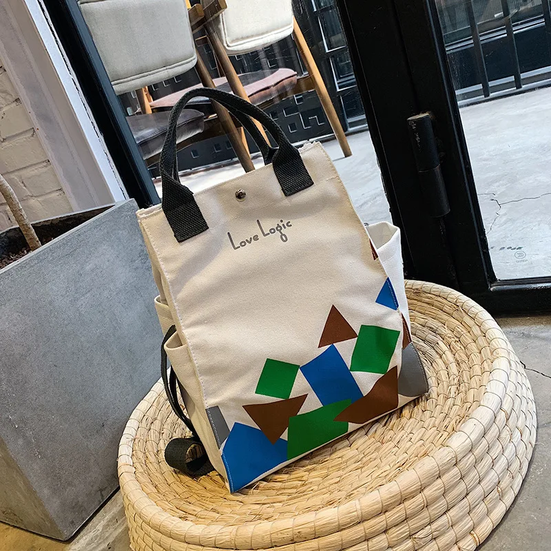

2020 New Style Fashion Bag Multi-functional WOMEN'S Bag Casual Hand Cloth Bag Large Capacity Canvas Shoulder Oblique Bag