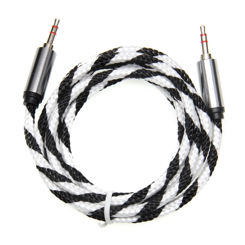 Gold Plug 1 5m Jack 3 5 Audio Cable 3 5mm Speaker Line AUX Cord for iPhone Samsung S8 Xiaomi Redmi 4x Car Headphone