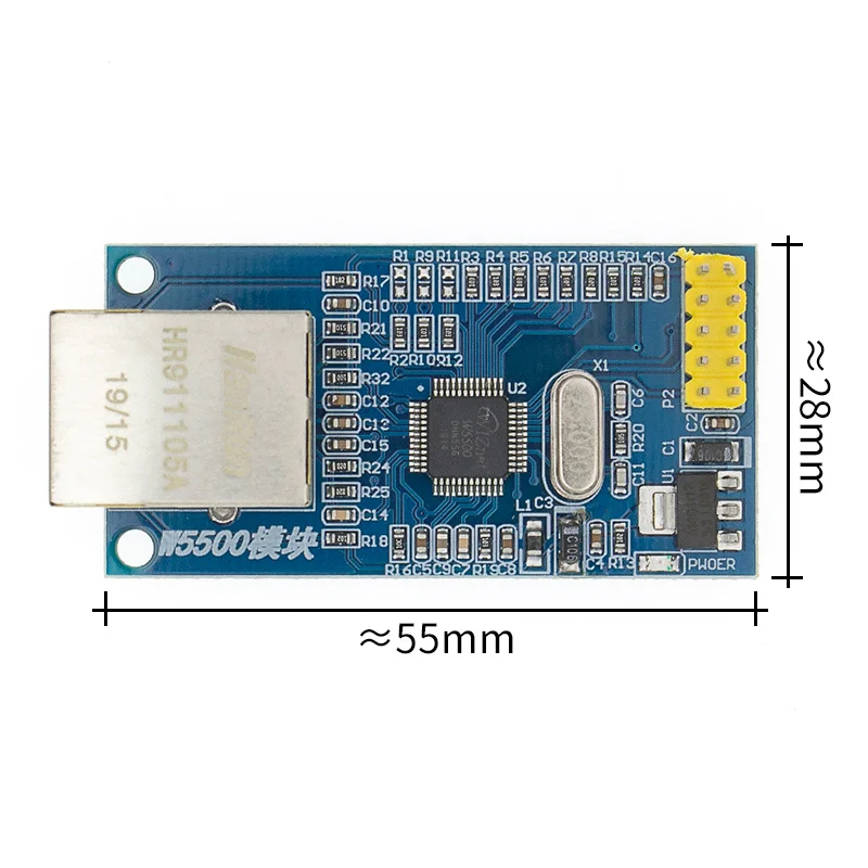 USR-ES1 W5500 Ethernet Network Modules TCP/IP 51/STM32 SPI Interface for Arduino 