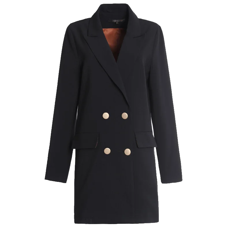 Vrex/женская одежда осень-зима, Новое поступление года, популярный женский Блейзер, однотонное пальто с длинными рукавами для женщин