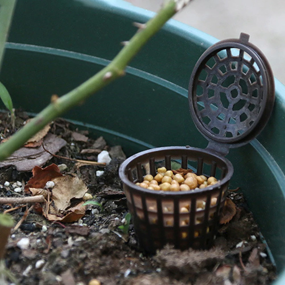 10-50pcs Fertilizer Basket Box with Lid Bonsai Container