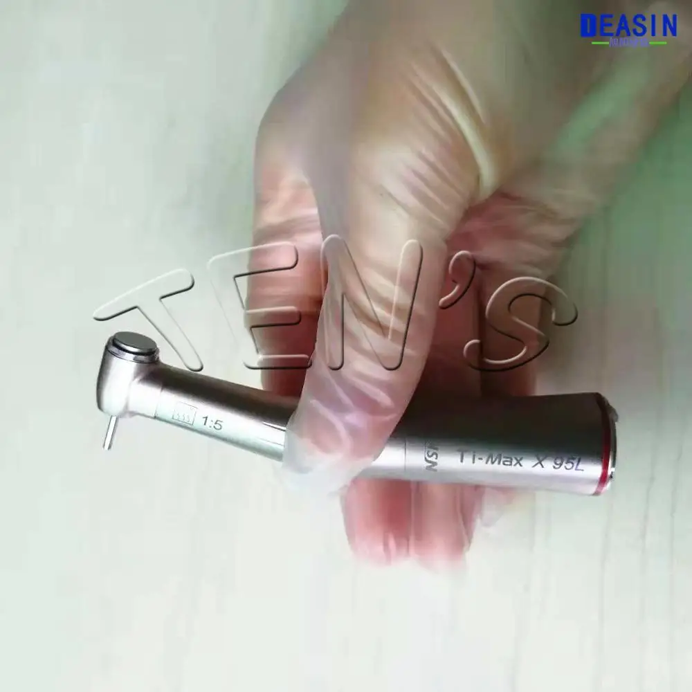 1 шт. x стоматологический наконечник 1: 5 красный угол увеличения наконечника для стоматологического микромотора