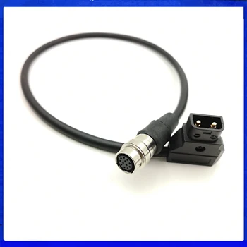 

12 Pin Hirose Female Socket to d tap Power Cable for B4 2/3" Fujinon Canon Lens