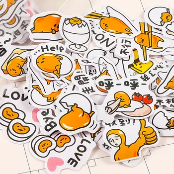 

Cartoon Lazy Egg Washi Stickers Cute Decorative Diary Label Paper Sticker DIY Stickers Stationery gift school supplies escolar