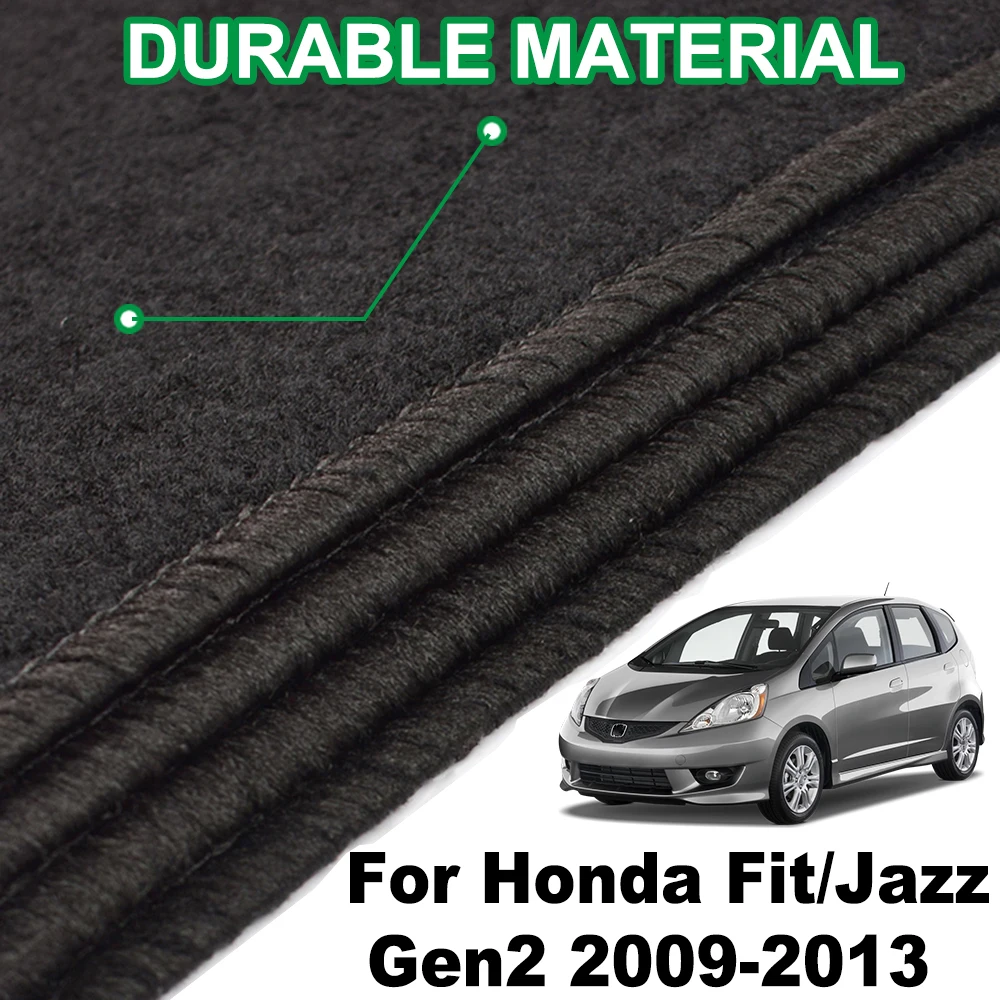 Автомобильные коврики для Honda Fit Jazz Gen2 2009-2013 нейлон под заказ подходит под черный ковер лайнер передний задний 2010 20111 2012