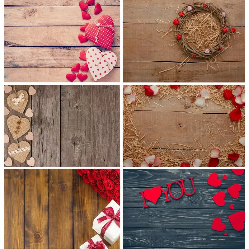 

SHUOZHIKE Art Fabric Photography Backdrops Prop Christmas Flower Wooden Planks Theme Photography Background 200901MB-0589