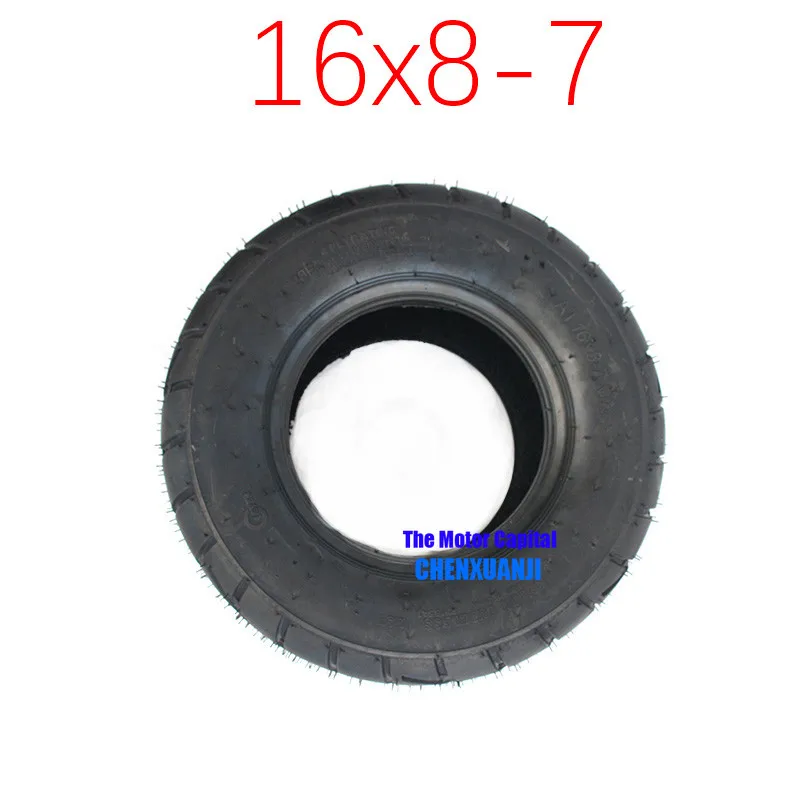 Высокая производительность 16x8. 00-7 ATV резина для шины подходит для ATV 50CC, 90CC, 70CC, 110CC, 125CC внешняя бескамерная шина