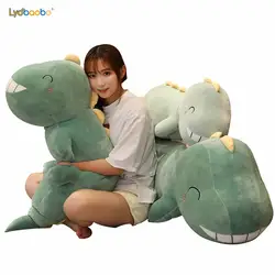 60 см/90 см гигантский Kawaii динозавр, игрушка Plsuh куклы детские милые Мультяшные динозавры зверушки в подарок для детской комнаты украшения