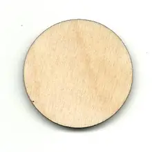 Круг-лазер вырезанная НЕОБРАБОТАННАЯ древесина форма